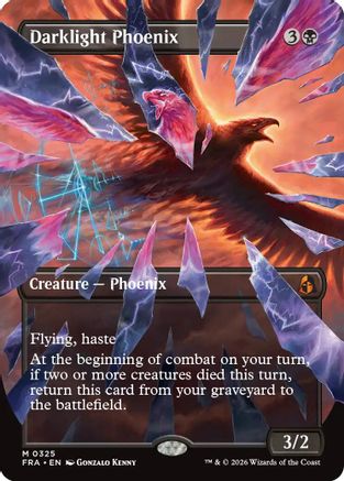 Darklight Phoenix (Borderless) (0325) (FRA-325) - Reality Fracture