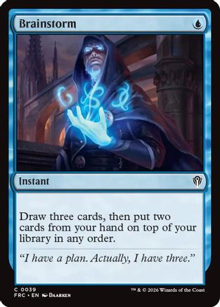 Brainstorm (FRC-039) - Commander: Reality Fracture