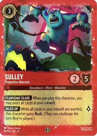 Sulley - Protective Monster (18) - Disney Lorcana Promo Cards Holofoil