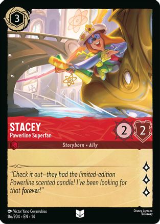 Stacey - Powerline Superfan (116/204) - Hyperia City
