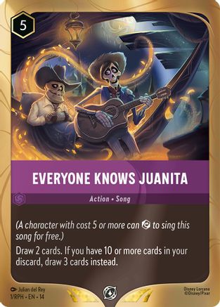 Everyone Knows Juanita (1) - Disney Lorcana Promo Cards Holofoil