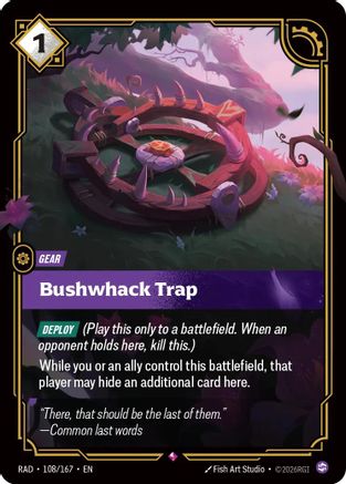 Bushwhack Trap (108/167) - Radiance Foil