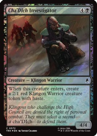 Cha'DIch Investigator (Surge Foil) (TRK-572) - Star Trek Foil