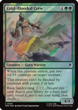 Cold-Blooded Crew (Surge Foil) (TRK-574) - Star Trek Foil