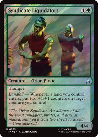 Syndicate Liquidators (Surge Foil) (TRK-575) - Star Trek Foil