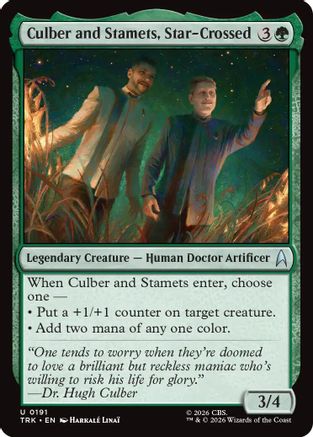 Culber and Stamets, Star-Crossed (TRK-191) - Star Trek Foil
