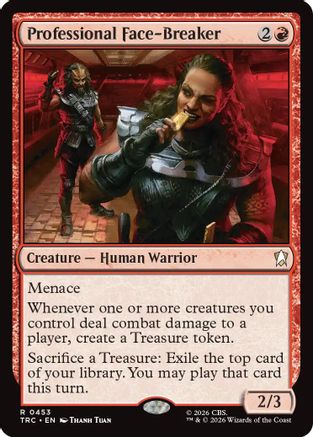 Professional Face-Breaker (Surge Foil) (TRC-453) - Commander: Star Trek Foil