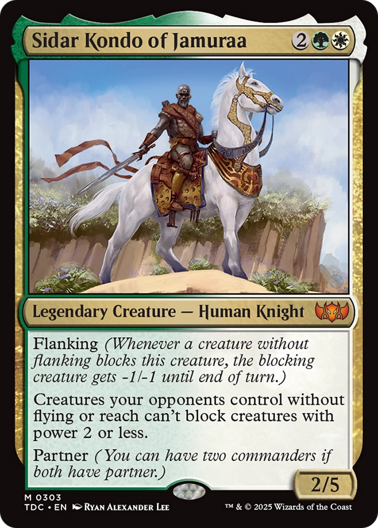 Sidar Kondo of Jamuraa [Tarkir: Dragonstorm Commander]