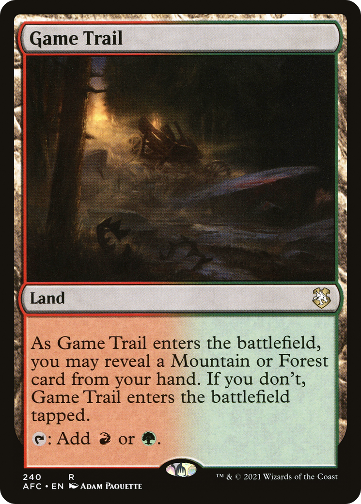 Game Trail [Dungeons & Dragons: Adventures in the Forgotten Realms Commander]