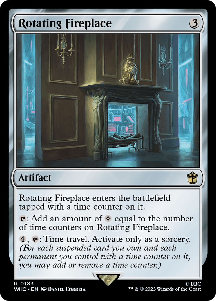 Rotating Fireplace [Doctor Who]
