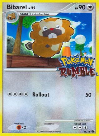 Bibarel (16/16) [PokÃ©mon Rumble]