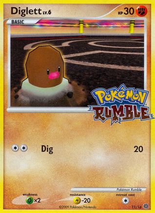 Diglett (11/16) [PokÃ©mon Rumble]