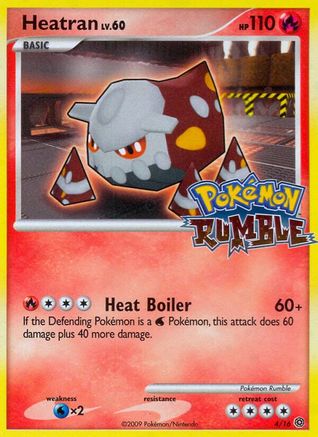 Heatran (4/16) [PokÃ©mon Rumble]