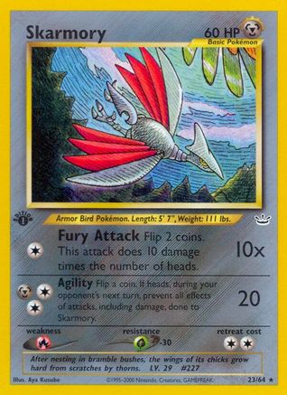 Skarmory (23/64) [Neo Revelation 1st Edition]