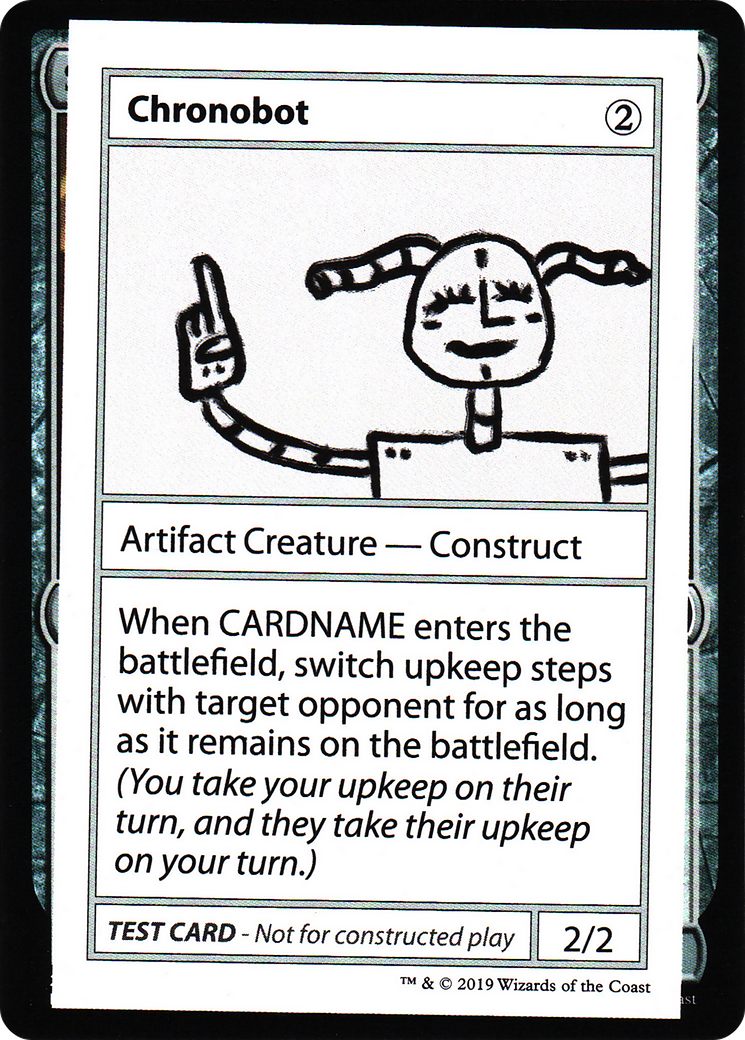 Chronobot (2021 Edition) [Mystery Booster Playtest Cards]