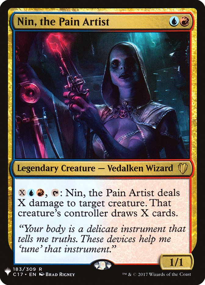 Nin, the Pain Artist [The List]