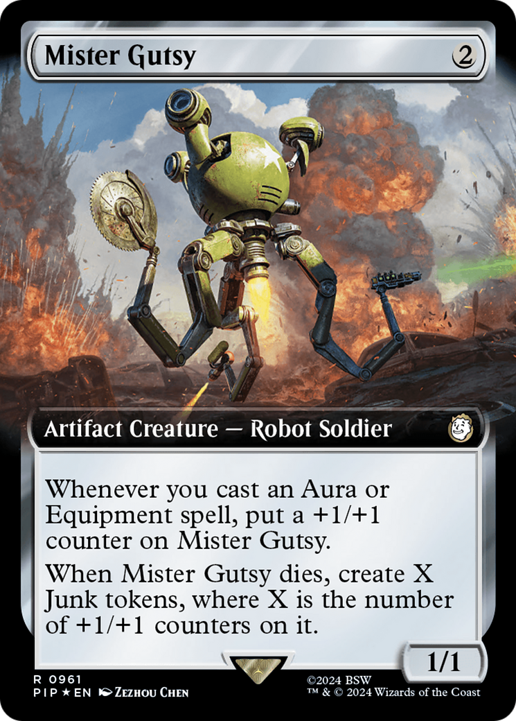 Mister Gutsy (Extended Art) (Surge Foil) [Fallout]