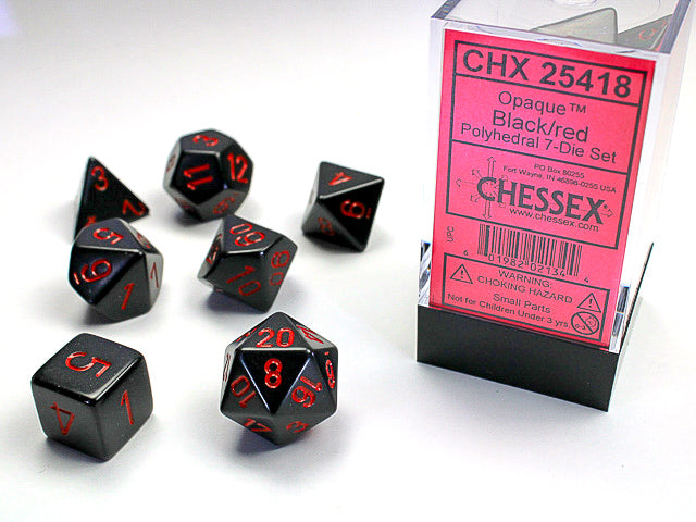Chessex: Opaque 7-Die set