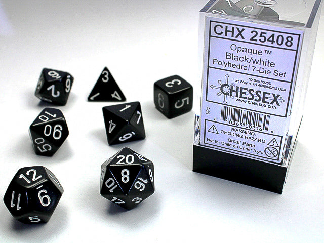 Chessex: Opaque 7-Die set