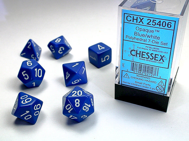 Chessex: Opaque 7-Die set
