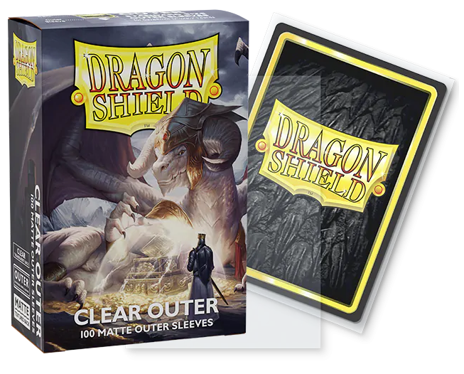Dragon Shield Sleeve Outer: Matte Clear
