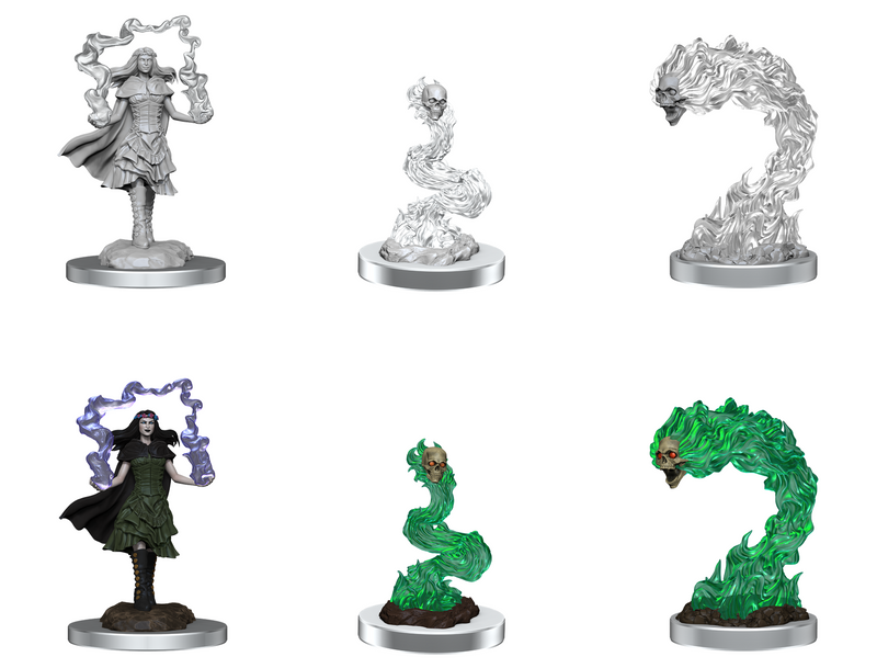 D&D Nolzur's Marvelous Miniatures: DK Spellcaster/Flameskull