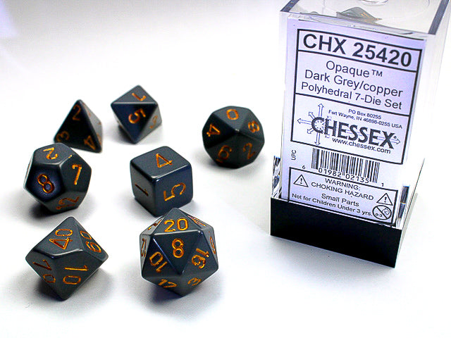 Chessex: Opaque 7-Die set