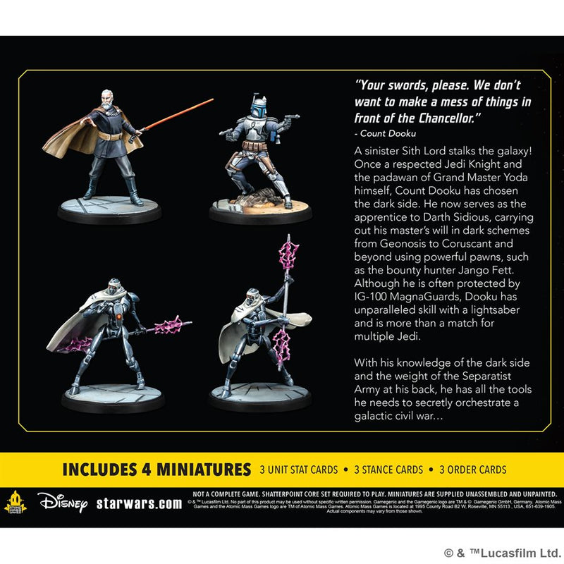 Star Wars: Shatterpoint: Twice the Pride: Count Dooku Squad Pack