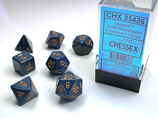 Chessex: Opaque 7-Die set