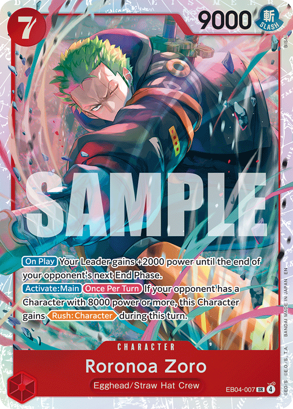 Roronoa Zoro (EB04-007) (EB04-007) - Adventure on Kami's Island Foil