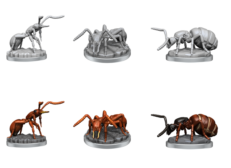 WizKids Deep Cuts Unpainted Miniatures: Giant Ants