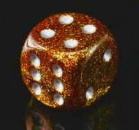Chessex: D6 Glitter Dice Sets - 16mm
