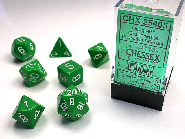 Chessex: Opaque 7-Die set