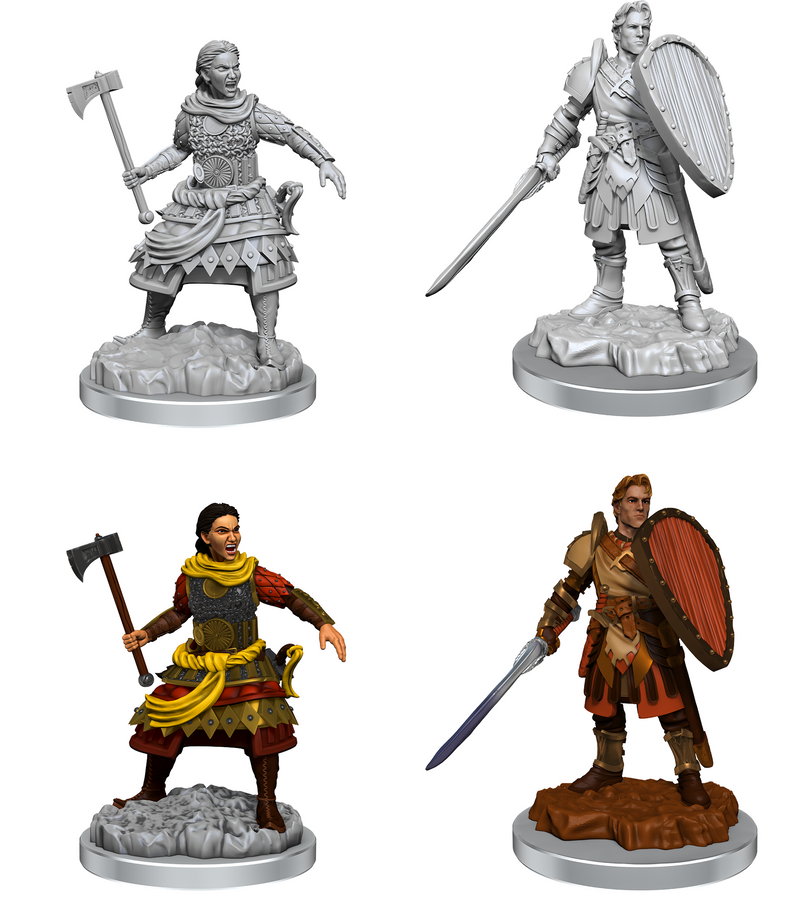 D&D Nolzur's Marvelous Miniatures: Human Fighters