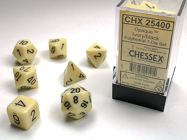 Chessex: Opaque 7-Die set