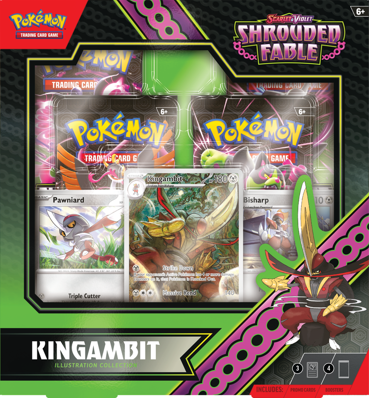 Pokemon Scarlet & Violet - Shrouded Fable Kingambit Illustration Collection