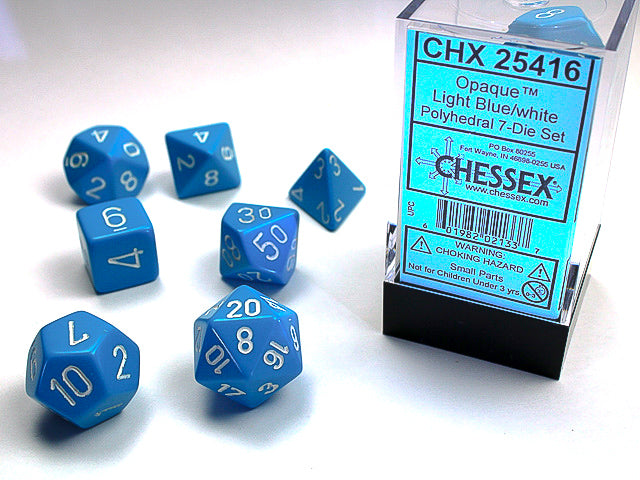 Chessex: Opaque 7-Die set