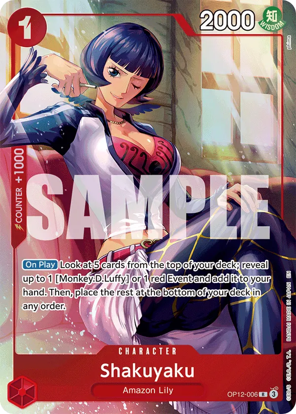 Shakuyaku (OP12-006) - One Piece Promotion Cards Foil