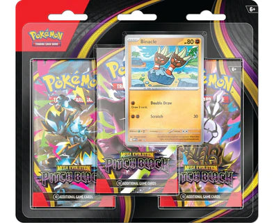 Pokemon - Mega Evolution - Pitch Black - 3 Pack Blister