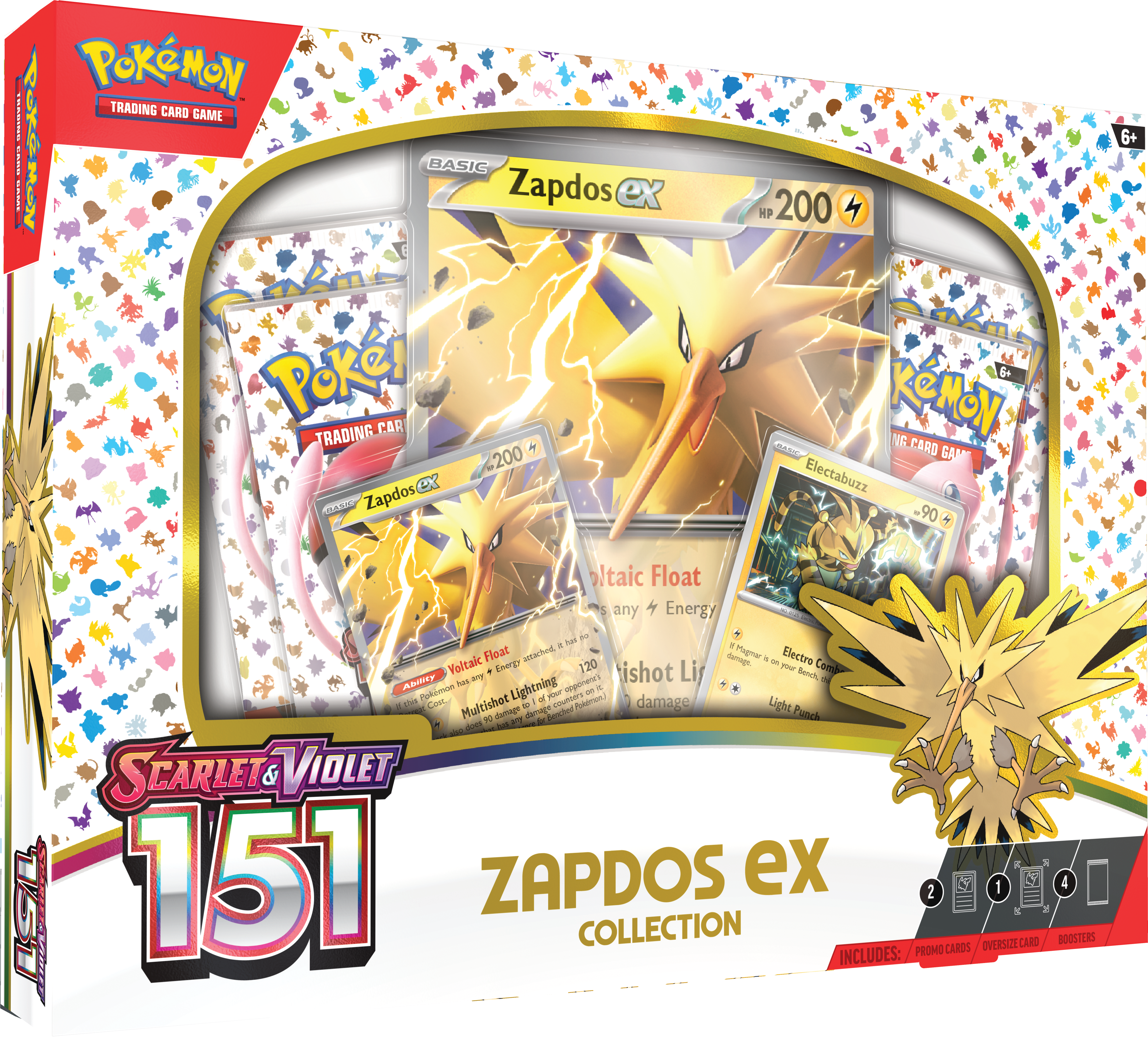 Pokemon Scarlet & Violet 151: Zapdos Ex Collection | HFX Games