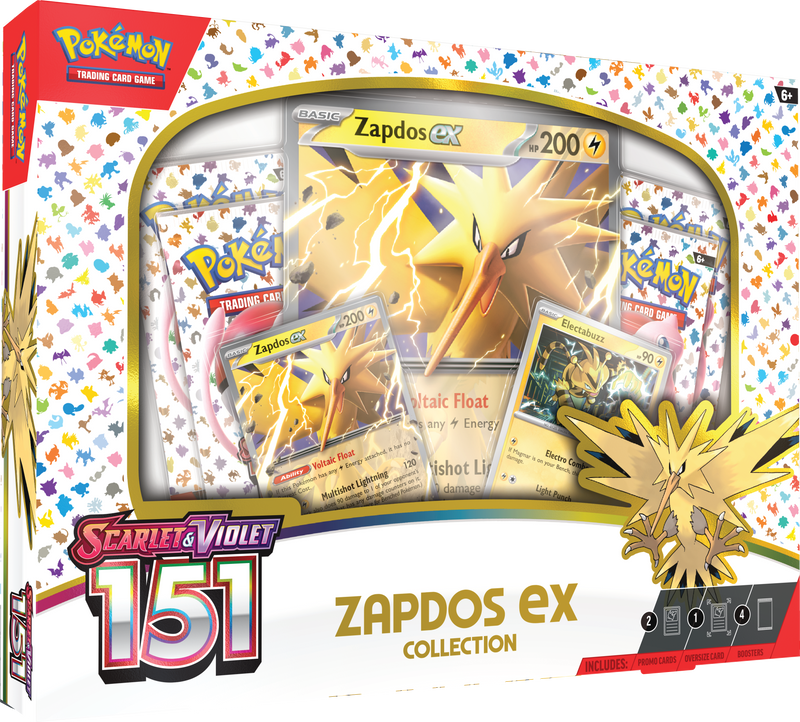 Pokemon Scarlet & Violet 151: Zapdos Ex Collection