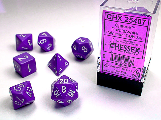 Chessex: Opaque 7-Die set