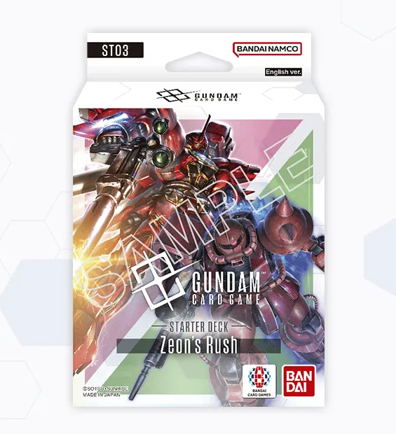 Gundam Card Game - Starter Deck Zeon's Rush ST03