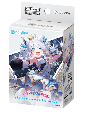 Hololive Card Game - Live Start Deck Shirakami Fubuki