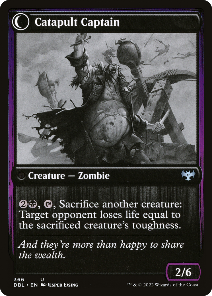 Catapult Fodder // Catapult Captain (DBL-366) - Innistrad: Double Feature: (Double Faced Transform) Foil