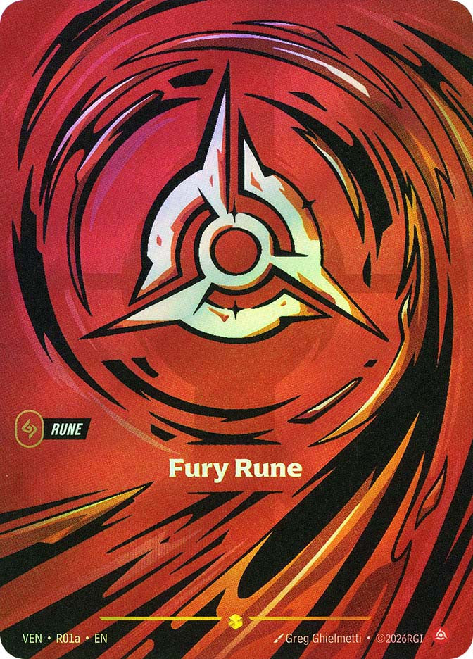 Fury Rune (R01a) (R01a) - Vendetta Foil