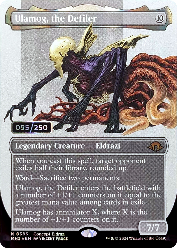 Ulamog, the Defiler (Borderless) (Serialized) [Modern Horizons 3]