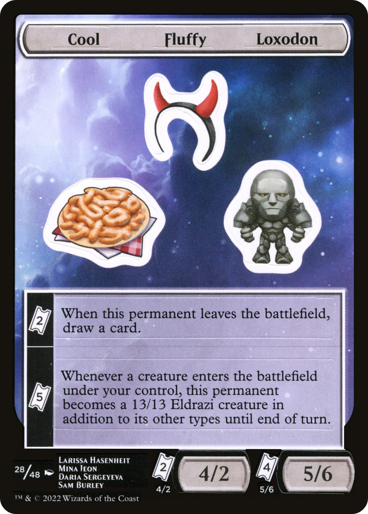 Cool Fluffy Loxodon [Unfinity Stickers]