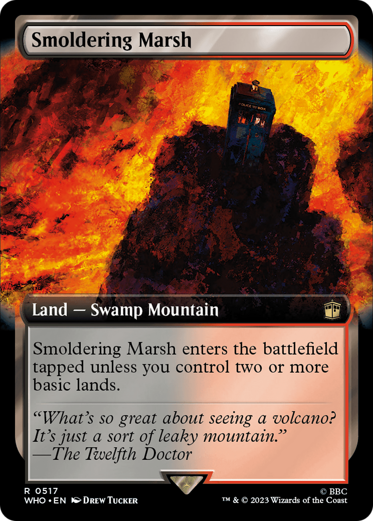 Smoldering Marsh (WHO-517) - Doctor Who: (Extended Art) Foil