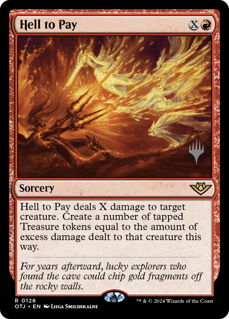 Hell to Pay (Promo Pack) [Outlaws of Thunder Junction Promos]